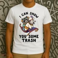 I Can Show You Some Trash, Funny Raccoon And Possum T-Shirt thumb 3