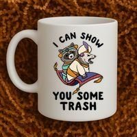I Can Show You Some Trash, Funny Raccoon And Possum Coffee Mug thumb 2