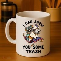 I Can Show You Some Trash, Funny Raccoon And Possum Coffee Mug thumb 4