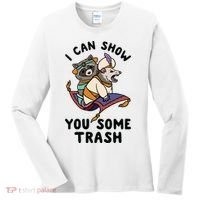 I Can Show You Some Trash, Funny Raccoon And Possum Women's Long Sleeve Shirt thumb 0