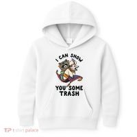 I Can Show You Some Trash, Funny Raccoon And Possum Kids Hoodie thumb 0