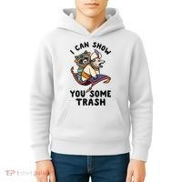 I Can Show You Some Trash, Funny Raccoon And Possum Kids Hoodie thumb 4