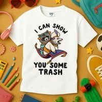I Can Show You Some Trash, Funny Raccoon And Possum Kids T-Shirt thumb 3