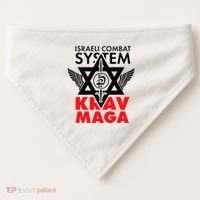 Israeli Combat System Krav Maga USA-Made Doggie Bandana thumb 0