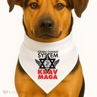 Israeli Combat System Krav Maga USA-Made Doggie Bandana thumb 1