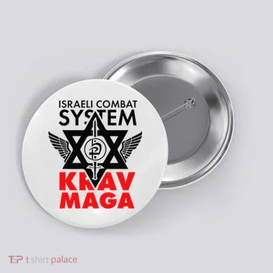 Israeli Combat System Krav Maga Button