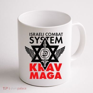 Israeli Combat System Krav Maga Coffee Mug back