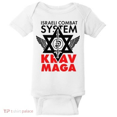 Israeli Combat System Krav Maga Baby Bodysuit
