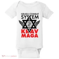 Israeli Combat System Krav Maga Baby Bodysuit thumb 0