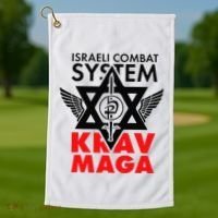 Israeli Combat System Krav Maga Golf Towel thumb 1