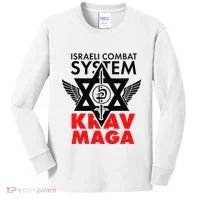 Israeli Combat System Krav Maga Kids Long Sleeve Shirt thumb 0