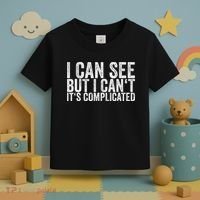 I Can See But I Can't It's Complicated Toddler T-Shirt thumb 3