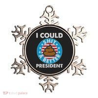 I Could Shit A Better President Poop Emblem Ornament thumb 0