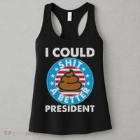 I Could Shit A Better President Poop Emblem Women's Tank Top thumb 3