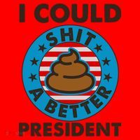 I Could Shit A Better President Poop Emblem Santa Hat thumb 1
