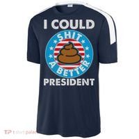 I Could Shit A Better President Poop Emblem Sport-Tek Competitor United Soccer Jersey thumb 2
