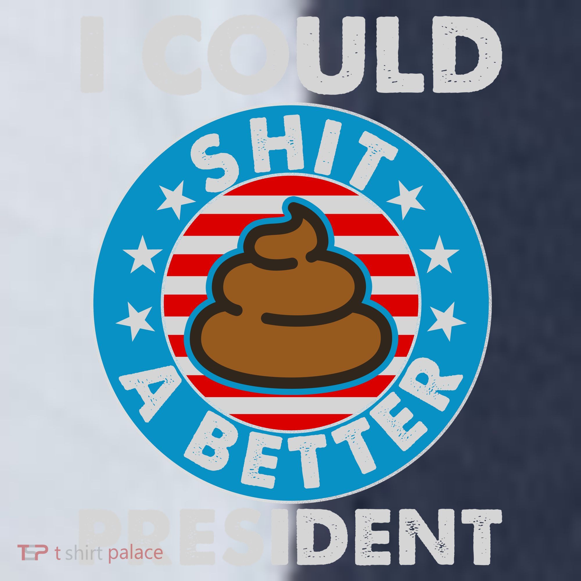 I Could Shit A Better President Poop Emblem Sport-Tek Competitor United Soccer Jersey