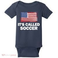 It's Called Soccer World Usa Football Cup Baby Bodysuit thumb 0