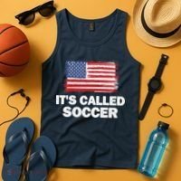 It's Called Soccer World Usa Football Cup Tank Top thumb 4