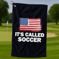 It's Called Soccer World Usa Football Cup Golf Towel thumb 1