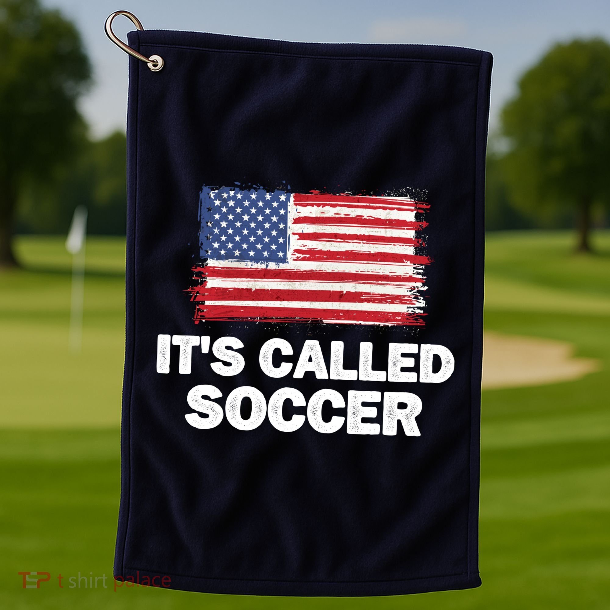It's Called Soccer World Usa Football Cup Golf Towel