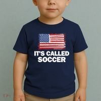 It's Called Soccer World Usa Football Cup Toddler T-Shirt thumb 2