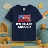It's Called Soccer World Usa Football Cup Toddler T-Shirt thumb 3