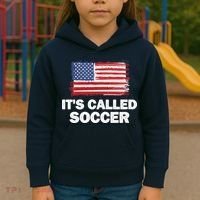 It's Called Soccer World Usa Football Cup Kids Hoodie thumb 3