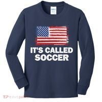 It's Called Soccer World Usa Football Cup Kids Long Sleeve Shirt thumb 0