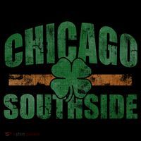 Irish Chicago Southside St Patricks Day Southsider Gift USA-Made Doggie Bandana thumb 2