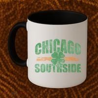 Irish Chicago Southside St Patricks Day Southsider Gift Coffee Mug thumb 2