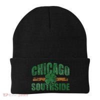 Irish Chicago Southside St Patricks Day Southsider Gift Beanie thumb 0