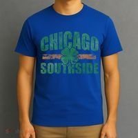 Irish Chicago Southside St Patricks Day Southsider Gift T-Shirt thumb 3