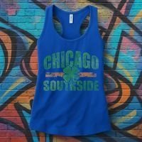 Irish Chicago Southside St Patricks Day Southsider Gift Women's Tank Top thumb 3