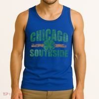 Irish Chicago Southside St Patricks Day Southsider Gift Tank Top thumb 3