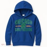 Irish Chicago Southside St Patricks Day Southsider Gift Kids Hoodie thumb 0