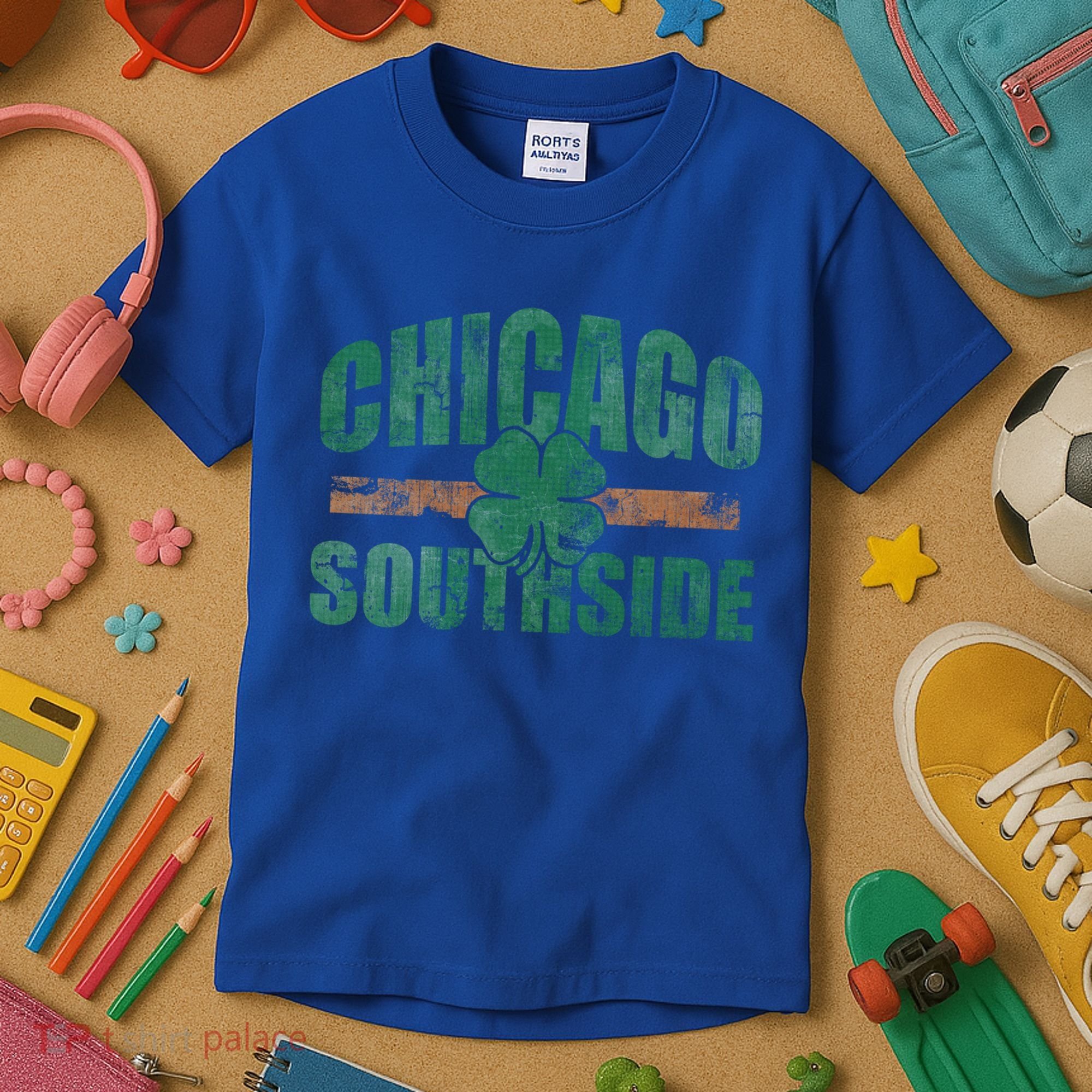 Irish Chicago Southside St Patricks Day Southsider Gift Kids T-Shirt