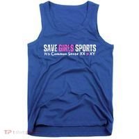 ItS Common Sense Xx Xy Save Girl Sports Tank Top thumb 0