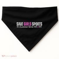 ItS Common Sense Xx Xy Save Sports Sport Lovers USA-Made Doggie Bandana thumb 0