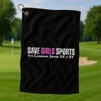 ItS Common Sense Xx Xy Save Sports Sport Lovers Golf Towel thumb 1
