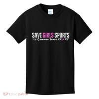 ItS Common Sense Xx Xy Save Sports Sport Lovers Kids T-Shirt thumb 0