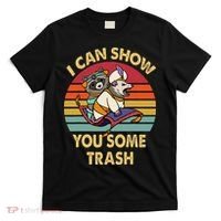 I Can Show You Some Trash Funny Raccoon Vintage Lovers T-Shirt thumb 0