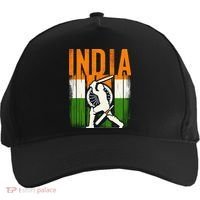 India Cricket Supporters Jersey Indian Cricket Fans Five-Panel Snapback Cap thumb 0