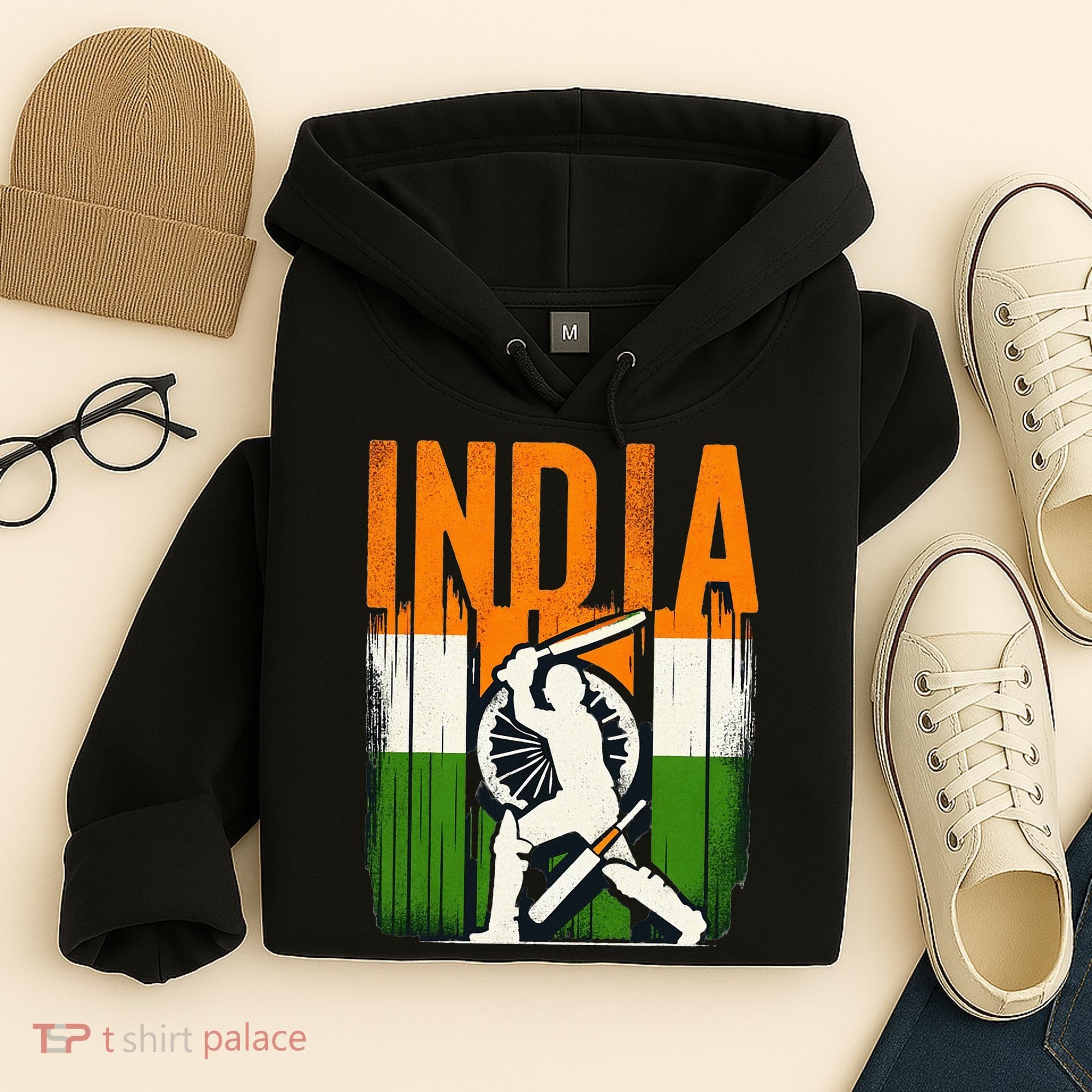 India Cricket Supporters Jersey Indian Cricket Fans Hoodie