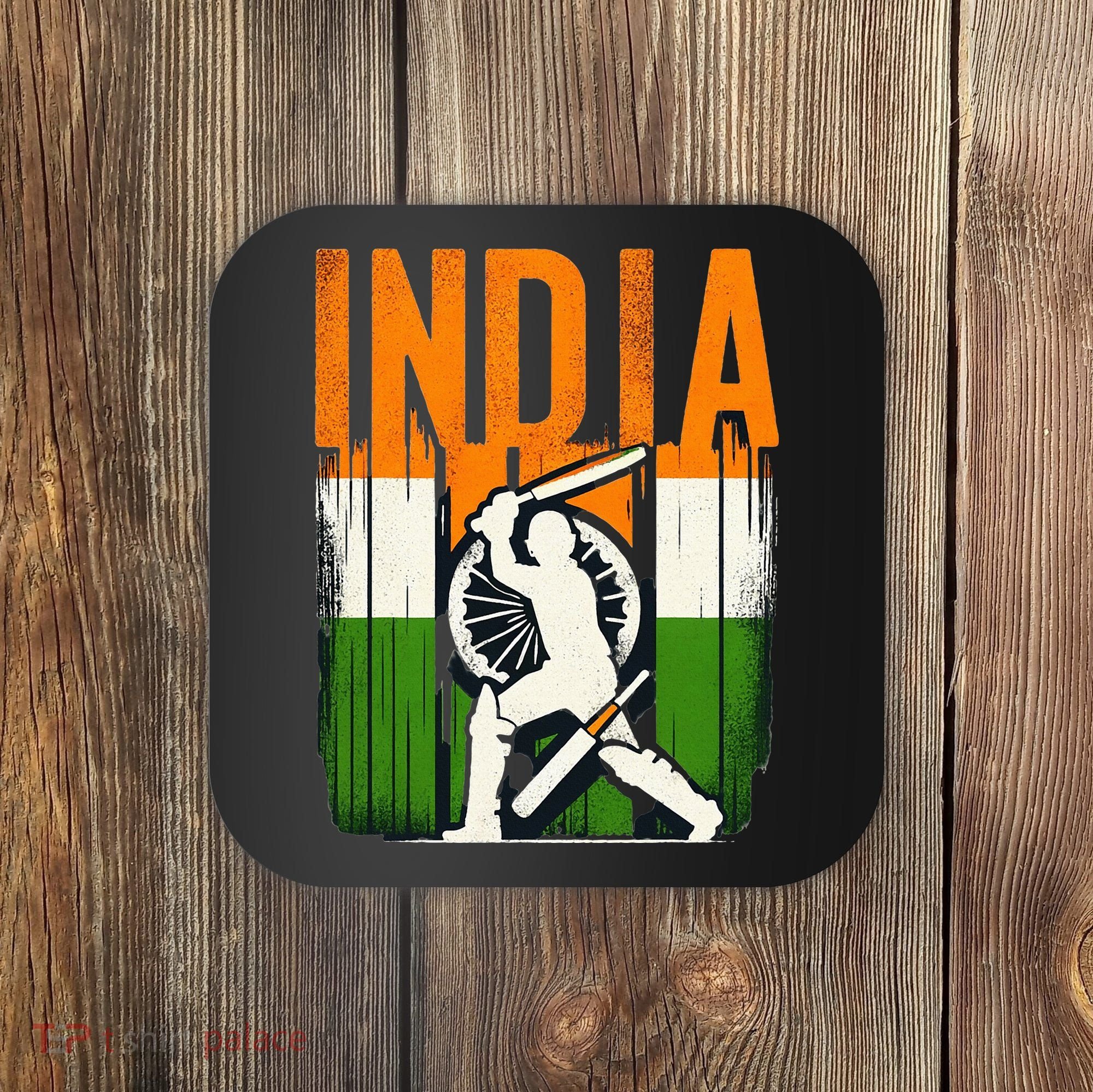 India Cricket Supporters Jersey Indian Cricket Fans Coaster