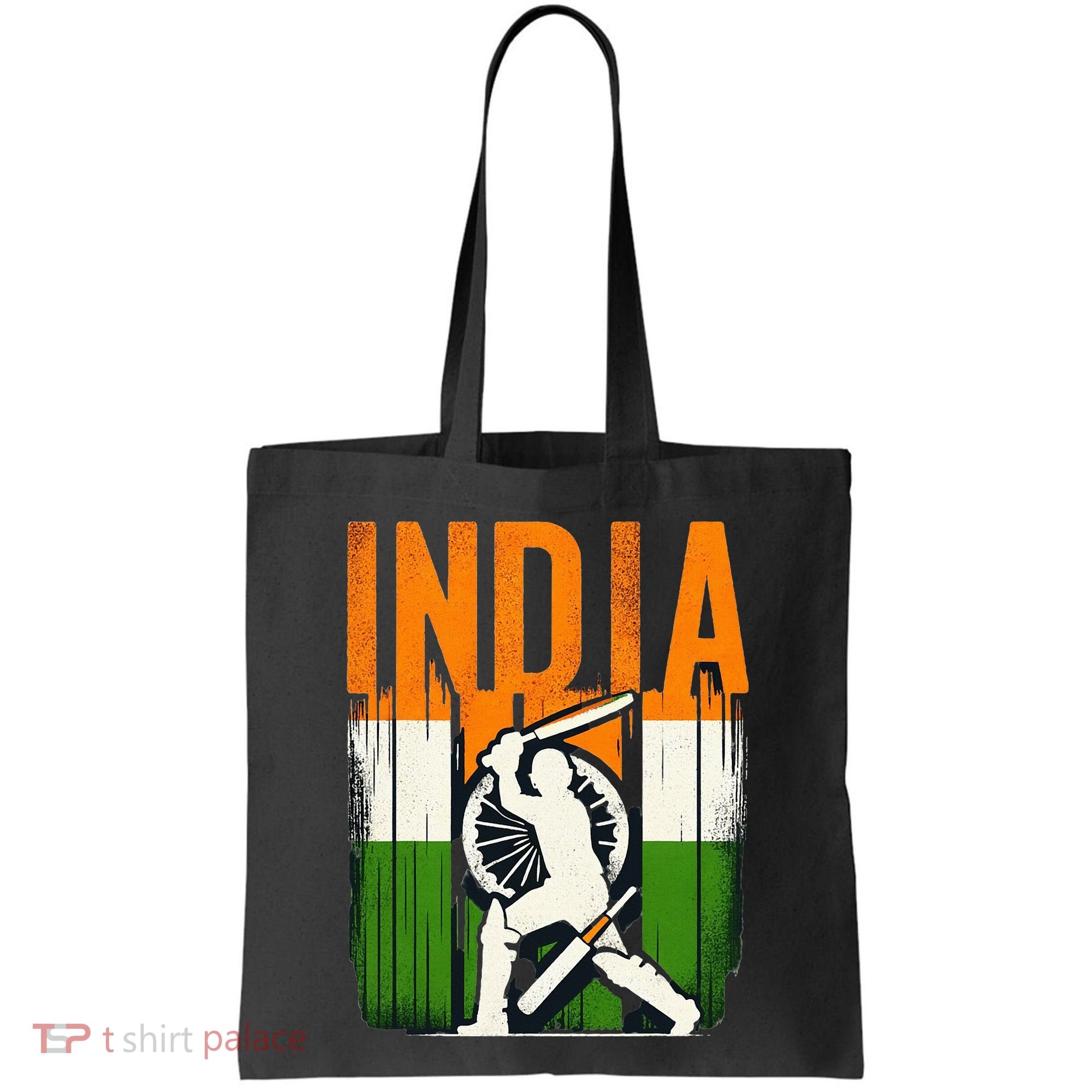 India Cricket Supporters Jersey Indian Cricket Fans Tote Bag