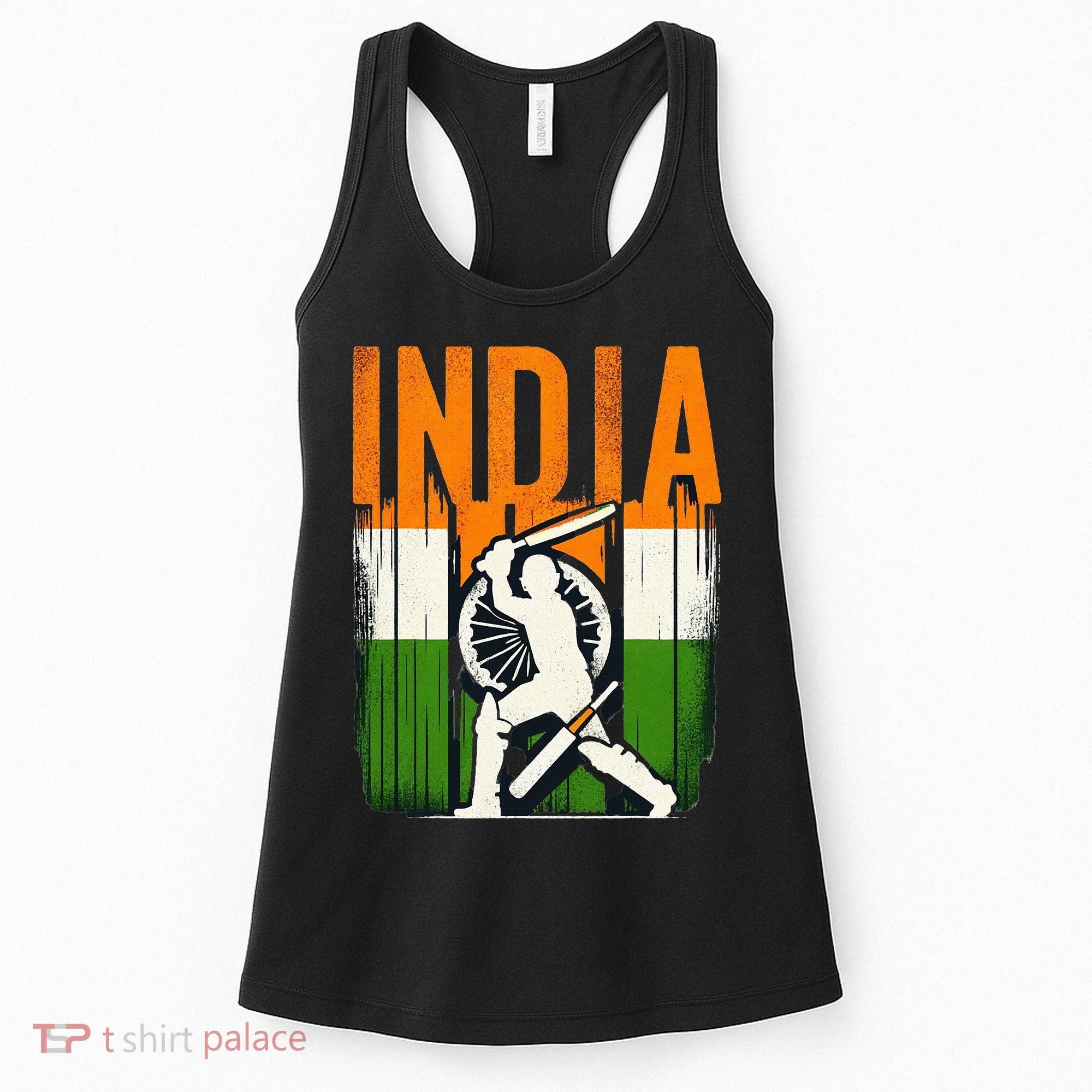 India Cricket Supporters Jersey Indian Cricket Fans Women's Tank Top