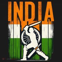 India Cricket Supporters Jersey Indian Cricket Fans Baby Bodysuit thumb 2