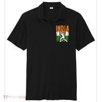 India Cricket Supporters Jersey Indian Cricket Fans Sport-Tek Posi-UV Pro Polo thumb 0