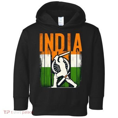 India Cricket Supporters Jersey Indian Cricket Fans Toddler Hoodie